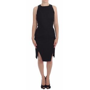 DAIZY SHELY Black Sheath Party Evening Knee Length Women's Dress